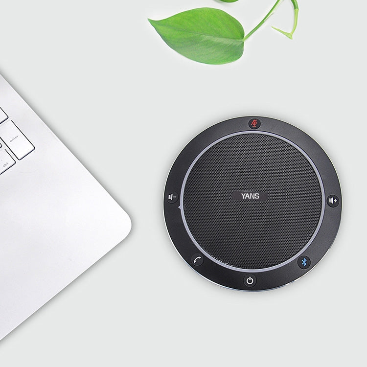YANS YS-M61Y Video Conference Bluetooth Omnidirectional Microphone(Black) by YANS