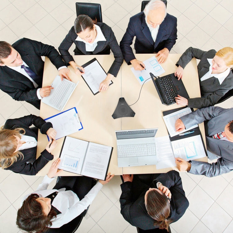 YANS YS-M81 USB 2.0 Port Video Conference Omnidirectional Microphone (Black) by YANS