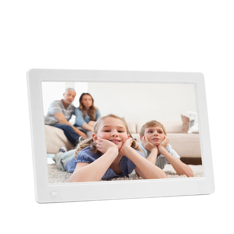 11.6-inch IPS Digital Photo Frame Full View 1920*1080 Electronic Photo Album Advertising Machine(White) - 11 inch Below by buy2fix | Online Shopping UK | buy2fix