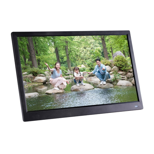 12.5 inch FHD LED Display Digital Photo Frame with Holder & Remote Control, MSTAR V56 Program, Support USB / SD Card Input (Black) by buy2fix
