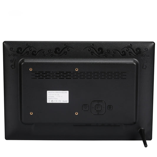 13 inch High-definition Digital Photo Frame Electronic Photo Frame Showcase Display Video Advertising Machine(Black) by buy2fix