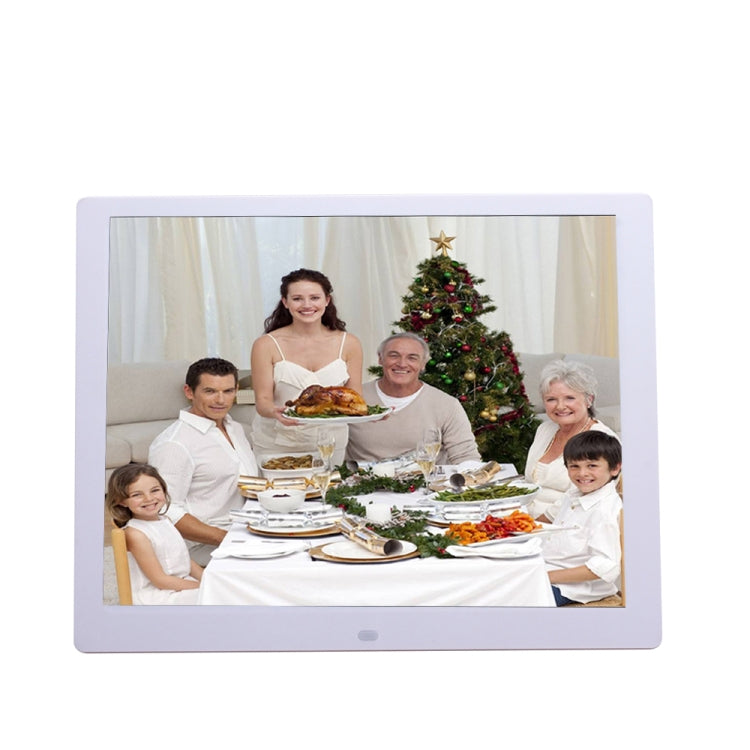 14 inch High-definition Digital Photo Frame Electronic Photo Frame Showcase Display Video Advertising Machine(White) - 11-15 inch by buy2fix | Online Shopping UK | buy2fix