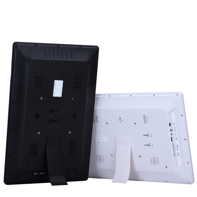 17 inch Display Rack Container Advertising Machine Digital Photo Frame Support Water Subtitles(White) by buy2fix