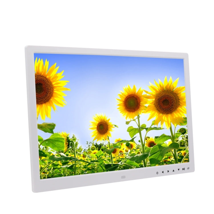 17.0 inch LED Display Digital Photo Frame with 7-keys Touch Button Control / Holder / Remote Control, Allwinner Technology, Support USB / SD Card Input / OTG, US/EU/UK Plug(White) - 15 inch Above by buy2fix | Online Shopping UK | buy2fix