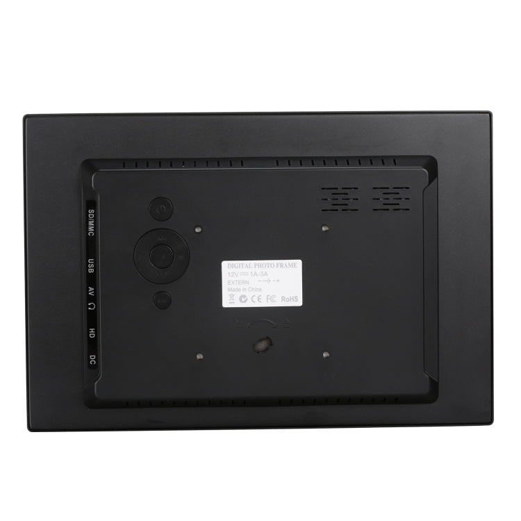 HSD1303 13.3 inch LED 1280x800 High Resolution Display Digital Photo Frame with Holder and Remote Control, Support SD / MMC / MS Card / USB Port, UK Plug(Black) - 11-15 inch by buy2fix | Online Shopping UK | buy2fix