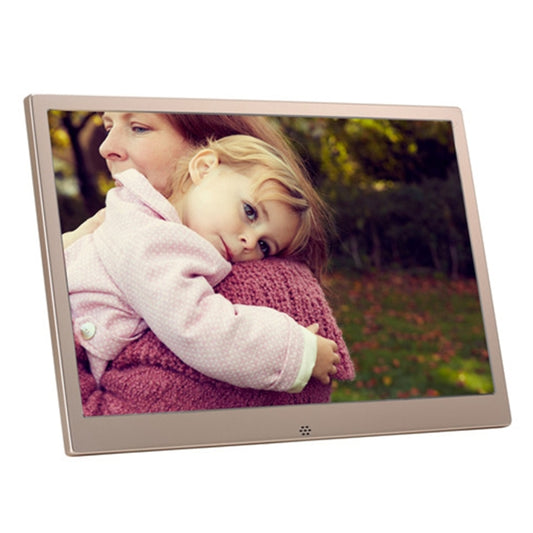 HSD1303 13.3 inch LED 1280x800 High Resolution Display Digital Photo Frame with Holder and Remote Control, Support SD / MMC / MS Card / USB Port, US Plug(Gold) by buy2fix