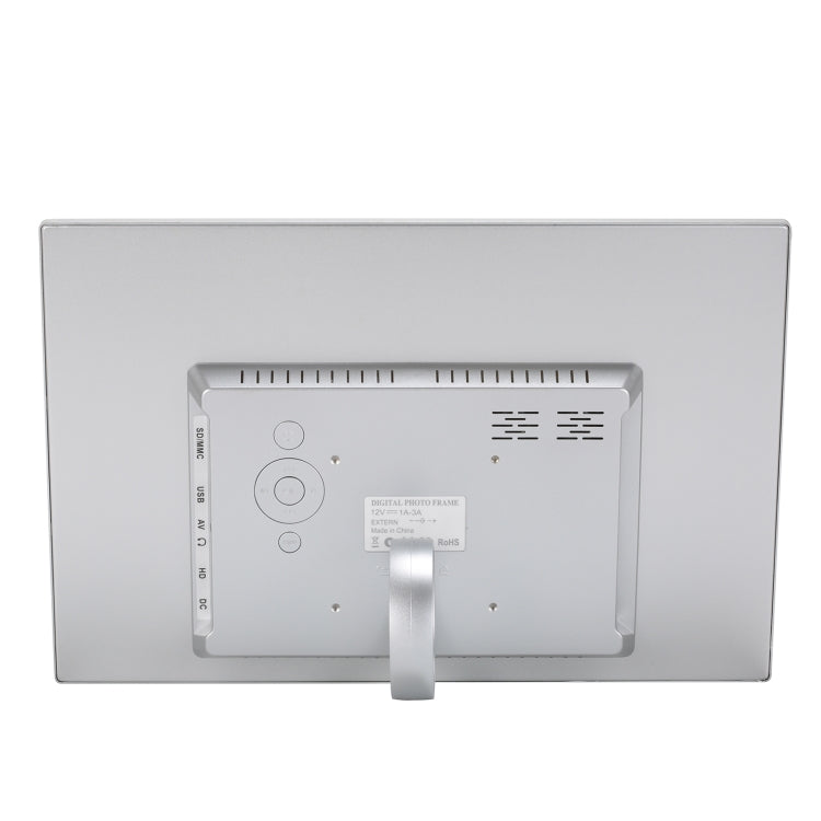 HSD1707 17 inch LED 1440X900 High Resolution Display Digital Photo Frame with Holder and Remote Control, Support SD / MMC / MS Card / USB Port, UK Plug(Silver) - 15 inch Above by buy2fix | Online Shopping UK | buy2fix