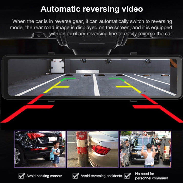 Anytek T300 Ultra HD 1080P 10.88 inch IPS Touch Screen Car DVR Driving Recorder - Car DVRs by Anytek | Online Shopping UK | buy2fix