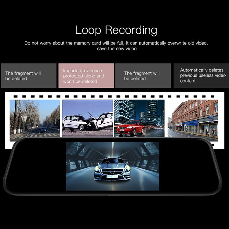 Anytek T600 Ultra HD 1080P 5.5 inch IPS Touch Screen Car DVR Driving Recorder - Car DVRs by Anytek | Online Shopping UK | buy2fix