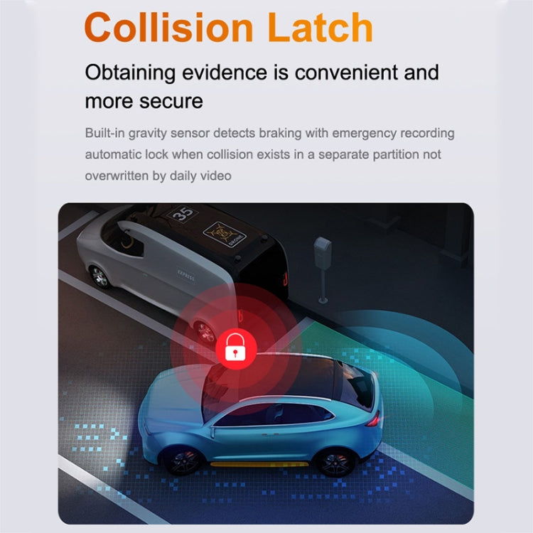 U06 2K Ultra HD Night Vision WiFi Car Driving Recorder Support Mobile APP - Car DVRs by buy2fix | Online Shopping UK | buy2fix