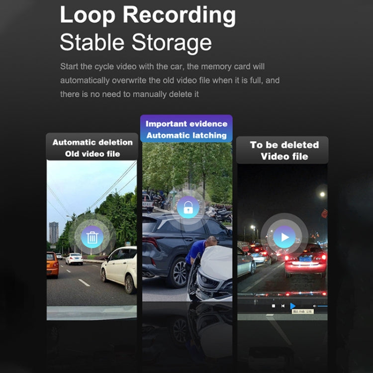 U06 2K Ultra HD Night Vision WiFi Car Driving Recorder Support Mobile APP - Car DVRs by buy2fix | Online Shopping UK | buy2fix