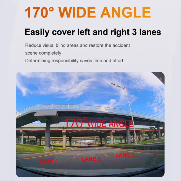 U06 2K Ultra HD Night Vision WiFi Car Driving Recorder Support Mobile APP - Car DVRs by buy2fix | Online Shopping UK | buy2fix
