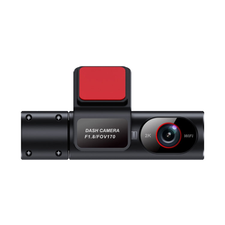 U03 2K Ultra HD Night Vision Panoramic Triple Recording WiFi Driving Recorder - Car DVRs by buy2fix | Online Shopping UK | buy2fix