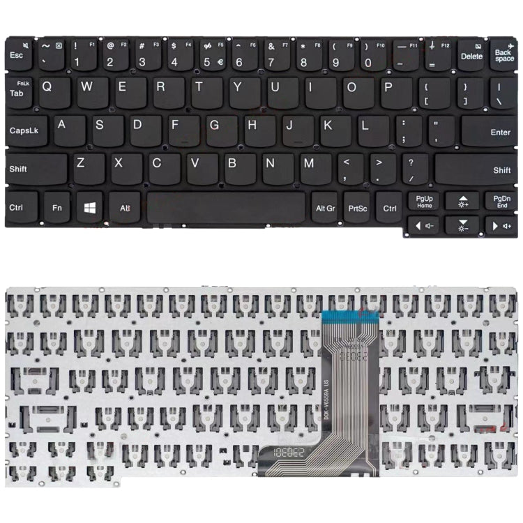 For Lenovo Ideapad D330 D335 D330-10IGM US Version Keyboard (Black) - Replacement Keyboards by buy2fix | Online Shopping UK | buy2fix
