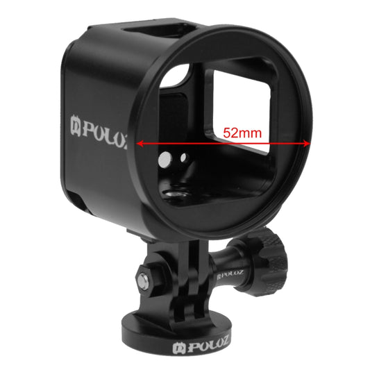 PULUZ Housing Shell CNC Aluminum Alloy Protective Cage Kit with Metal Wrench & Lens Cap & Screw & Tripod Adapter for GoPro HERO5 Session /HERO4 Session /HERO Session(Black) by PULUZ