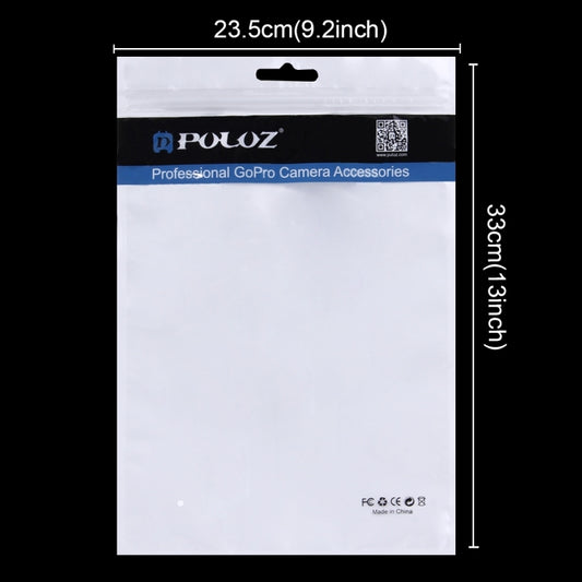 10 PCS PULUZ 33cm x 23.5cm Hang Hole Clear Front White Pearl Jewelry Zip Lock Packaging Bag(Size: XL) by buy2fix