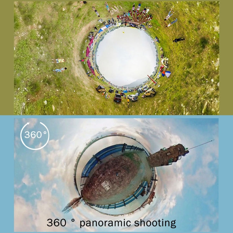 PULUZ 8 in 1 All View Panorama Frame CNC Aluminum Alloy Protective Cage with Screw for GoPro HERO7 /6 /5(Black) - Metal Cases by PULUZ | Online Shopping UK | buy2fix