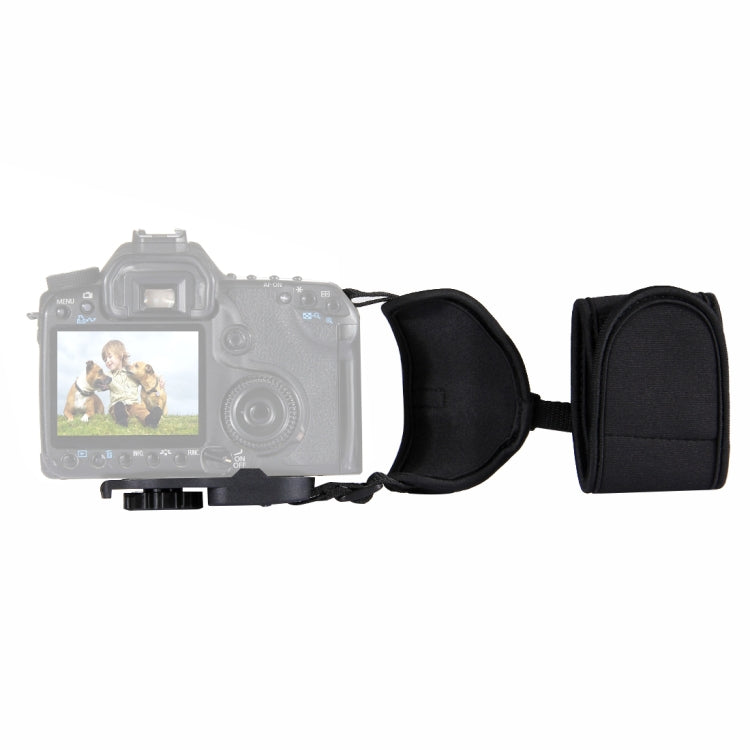 PULUZ Soft Neoprene Hand Grip Wrist Strap with 1/4 inch Screw Plastic Plate for SLR / DSLR Cameras - Camera Strap by PULUZ | Online Shopping UK | buy2fix