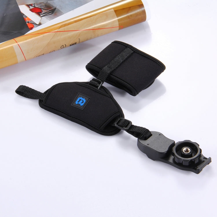 PULUZ Soft Neoprene Hand Grip Wrist Strap with 1/4 inch Screw Plastic Plate for SLR / DSLR Cameras - Camera Strap by PULUZ | Online Shopping UK | buy2fix