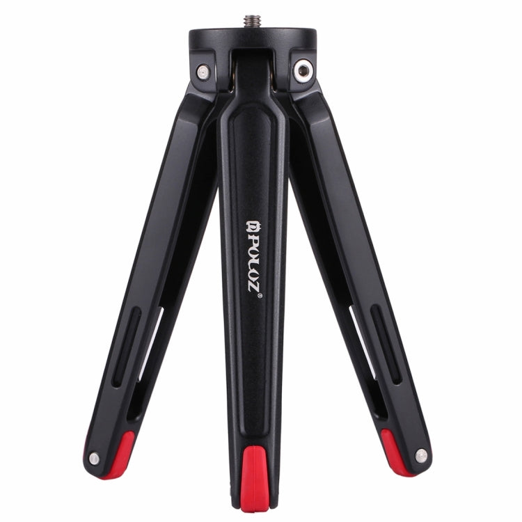 PULUZ Pocket Mini Metal Desktop Tripod Mount with 1/4 inch to 3/8 inch Thread Adapter Screw for DSLR & Digital Cameras, Adjustable Height: 4.5-15cm, Load: 20kg(Red) - Tripods by PULUZ | Online Shopping UK | buy2fix