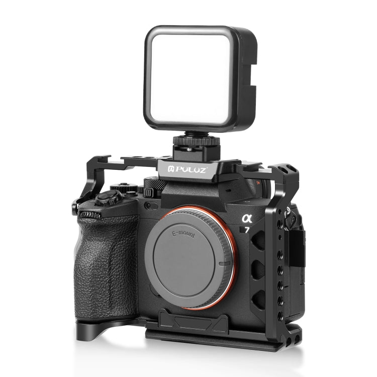 PULUZ Expand Cold Shoe Mount Adapter Microphone Flash Light Aluminum Alloy Holder Bracket (Black) - Stand Bracket by PULUZ | Online Shopping UK | buy2fix