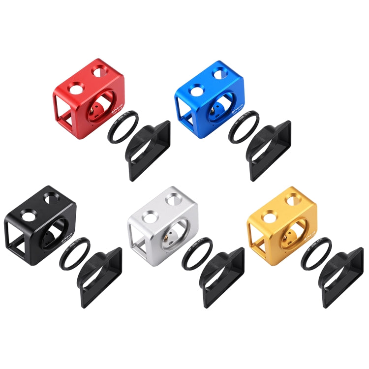 PULUZ for Sony RX0 Aluminum Alloy Protective Cage + 37mm UV Filter Lens + Lens Sunshade with Screws and Screwdrivers(Silver) by PULUZ