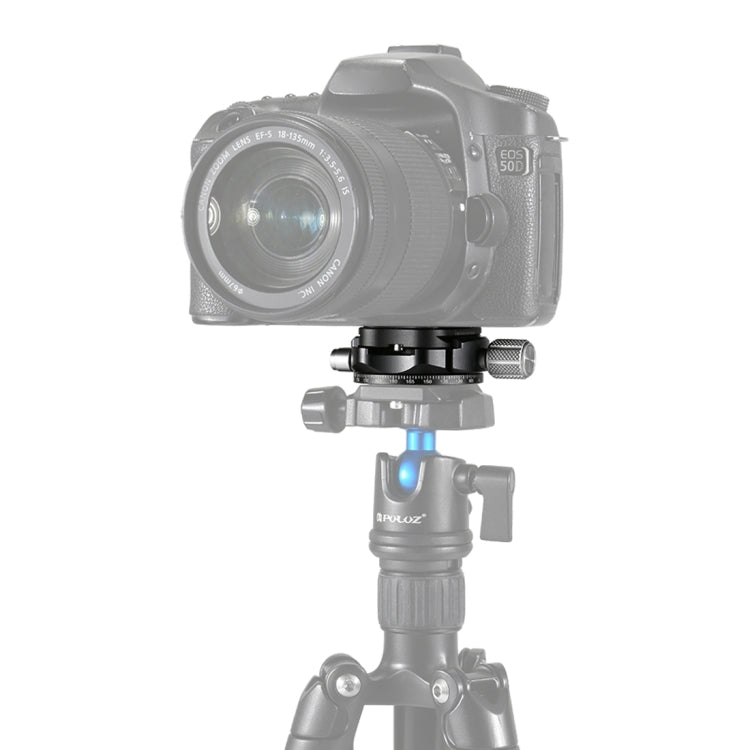 PULUZ Aluminum Alloy Quick Release Plate for Panoramic Head(Grey) - Quick Release Plate by PULUZ | Online Shopping UK | buy2fix