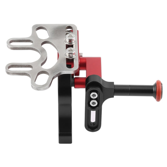 PULUZ Shutter Release Trigger Extension Adapter Lever Mount for Underwater Arm System(Black Red) - Diving Accessories by PULUZ | Online Shopping UK | buy2fix