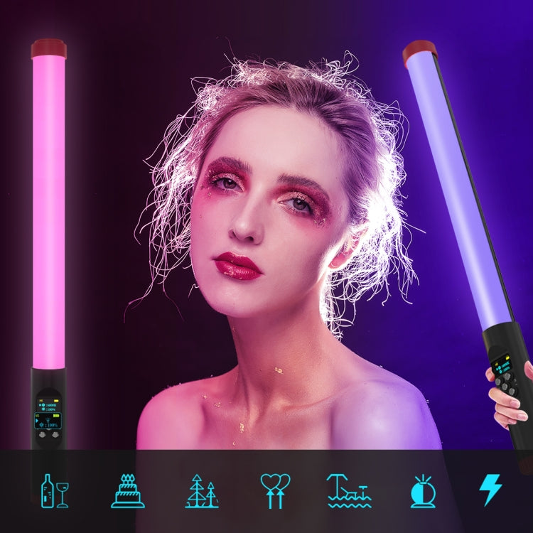 PULUZ RGB 114 LEDs Waterproof Photography Handheld Light Stick with Remote Control(Red) - by PULUZ | Online Shopping UK | buy2fix