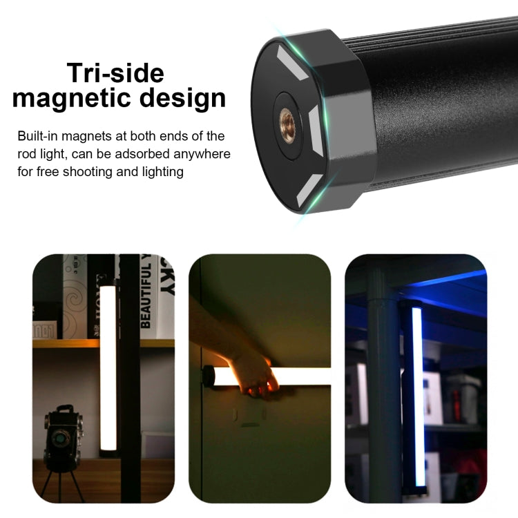 PULUZ 135 LEDs Photo Handheld Stick Light Full Color RGB Fill Light - by PULUZ | Online Shopping UK | buy2fix