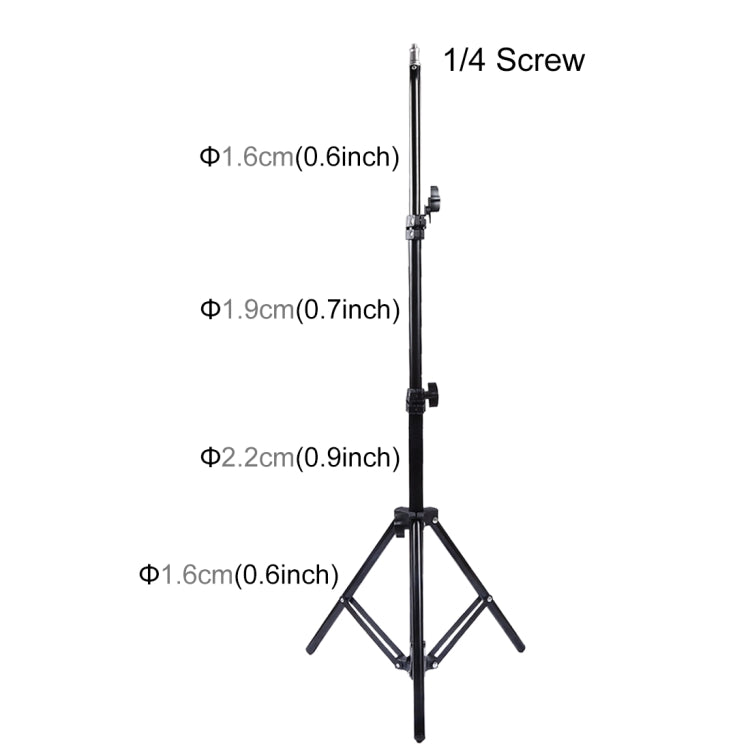 PULUZ 1.6m Height Tripod Mount Holder for Vlogging Video Light Live Broadcast Kits - Tripods by PULUZ | Online Shopping UK | buy2fix