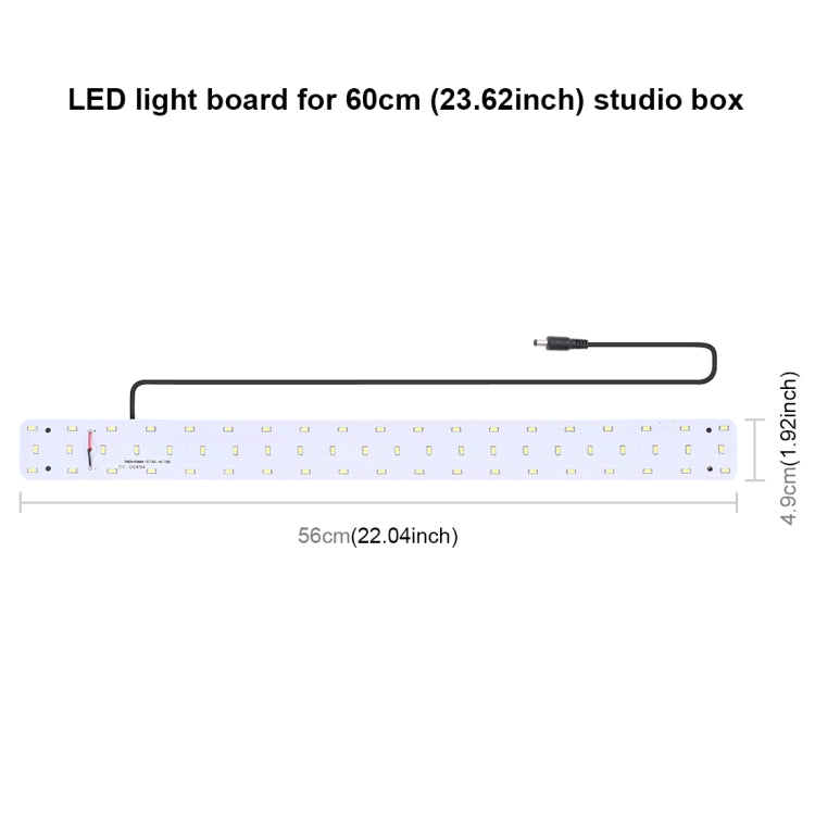 PULUZ 30W 1690LM 60 LEDs SMD 5730 5500K Aluminum Base Light Panel for 60cm Studio Tent - by PULUZ | Online Shopping UK | buy2fix
