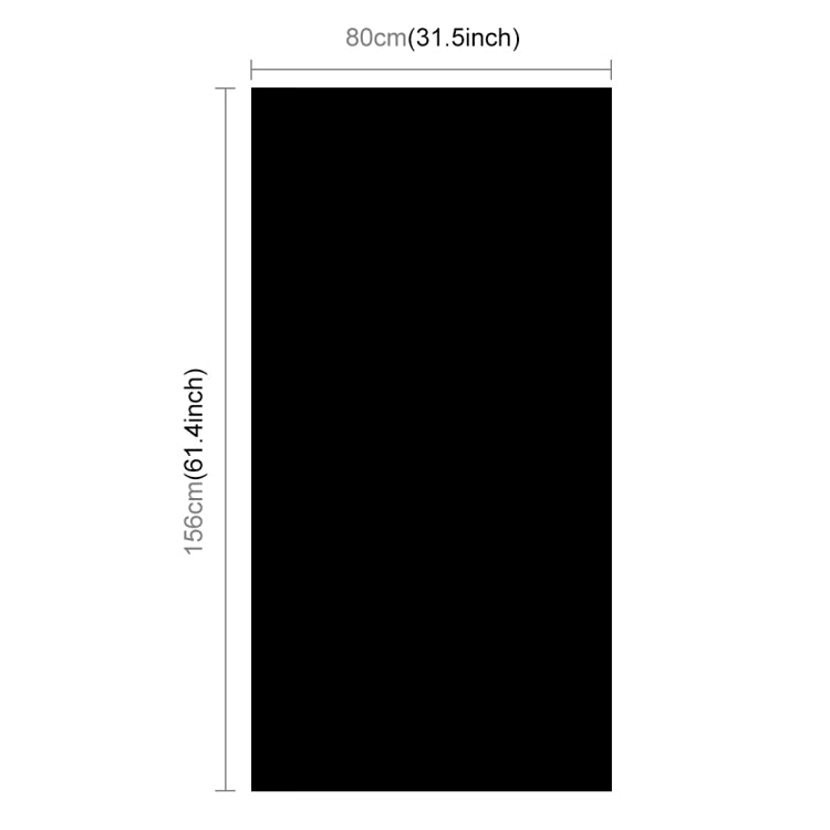 PULUZ Photography Background PVC Paper Kits for Studio Tent Box, Size: 156cm x 80cm (Black) - Solid Color by PULUZ | Online Shopping UK | buy2fix