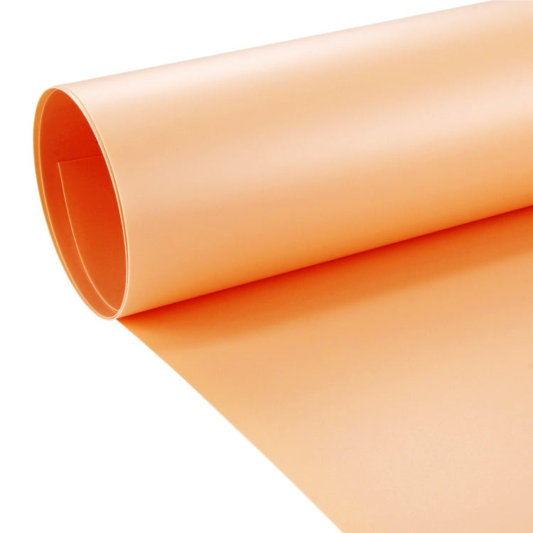 PULUZ Photography Background PVC Paper Kits for Studio Tent Box, Size: 156cm x 80cm(Orange) - Solid Color by PULUZ | Online Shopping UK | buy2fix