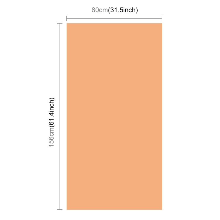 PULUZ Photography Background PVC Paper Kits for Studio Tent Box, Size: 156cm x 80cm(Orange) - Solid Color by PULUZ | Online Shopping UK | buy2fix