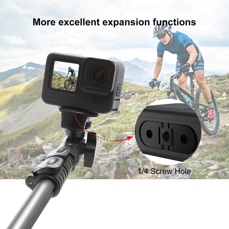 PULUZ Folding Finger Tripod Mount Adapter for GoPro HERO 4K 2024 / HERO13 Black /12 Black /11 Black /11 Black mini /10 Black /9 Black /8 Black / Max(Black) - Connection Mount by PULUZ | Online Shopping UK | buy2fix
