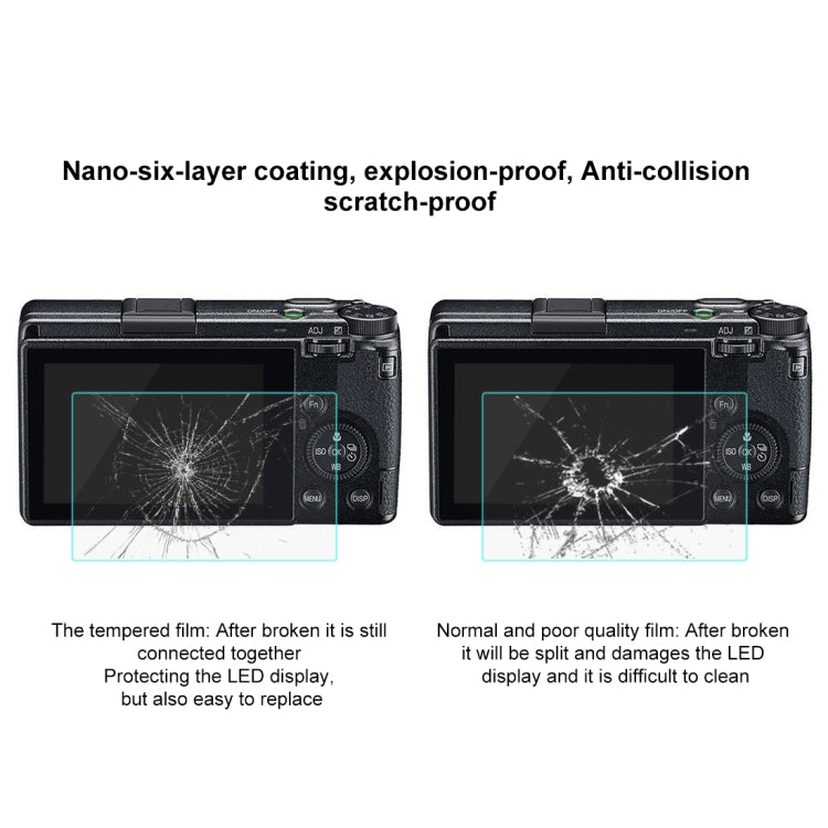 PULUZ 2.5D 9H Tempered Glass Film for Ricoh GR III - Camera Screen Guard by PULUZ | Online Shopping UK | buy2fix