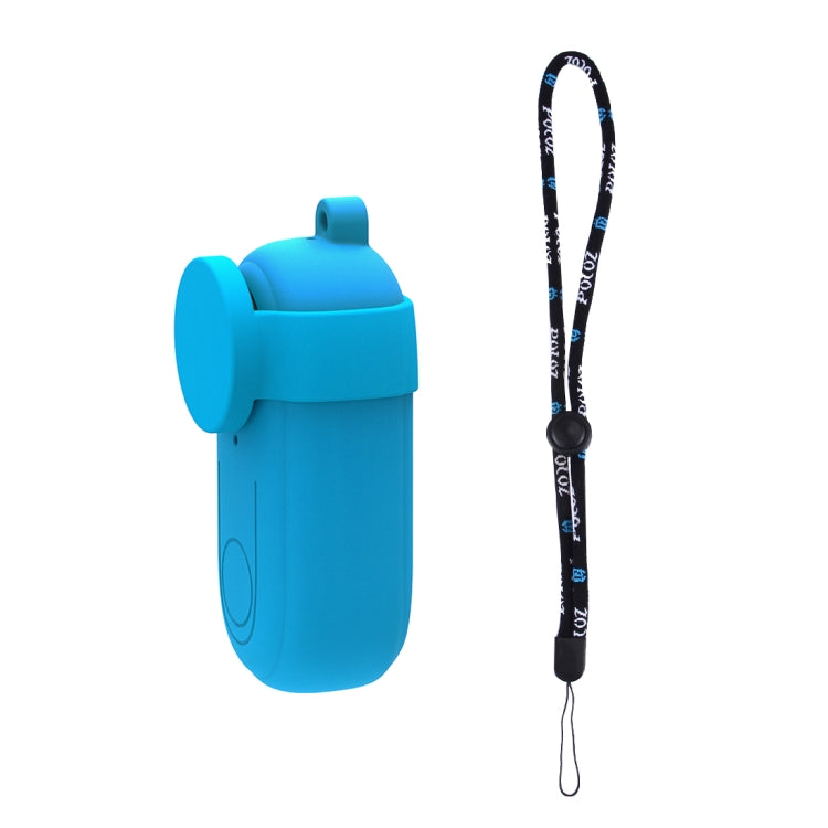 PULUZ Silicone Protective Case with Lens Cover for Insta360 GO 2(Blue) - Case & Bags by PULUZ | Online Shopping UK | buy2fix