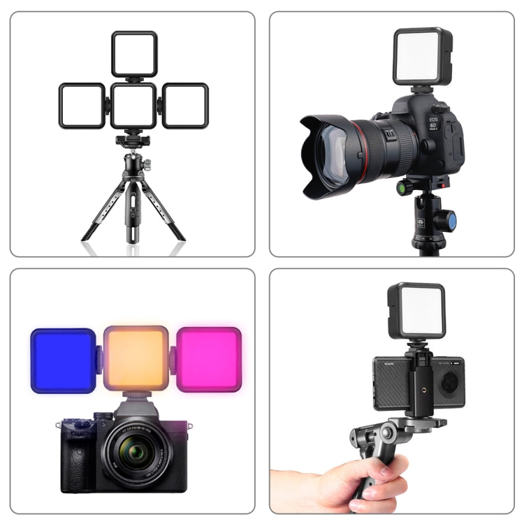 PULUZ Pocket 2500-9000K+RGB Full Color Beauty Fill Light Handheld Camera Photography LED Light (Black) - by PULUZ | Online Shopping UK | buy2fix