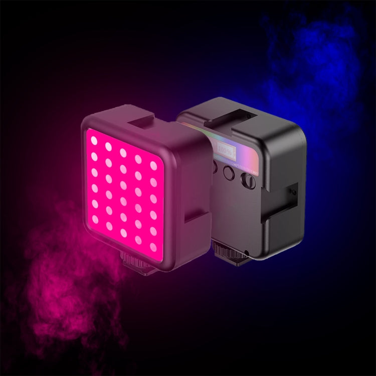 PULUZ Pocket 2500-9000K+RGB Full Color Beauty Fill Light Handheld Camera Photography LED Light (Black) - by PULUZ | Online Shopping UK | buy2fix