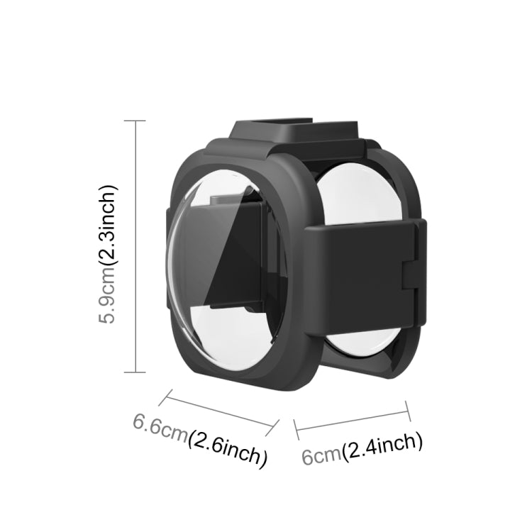 PULUZ Lens Guard Protective Cover for Insta360 ONE RS 1-Inch 360 Edition(Black) - Len Accessories by PULUZ | Online Shopping UK | buy2fix