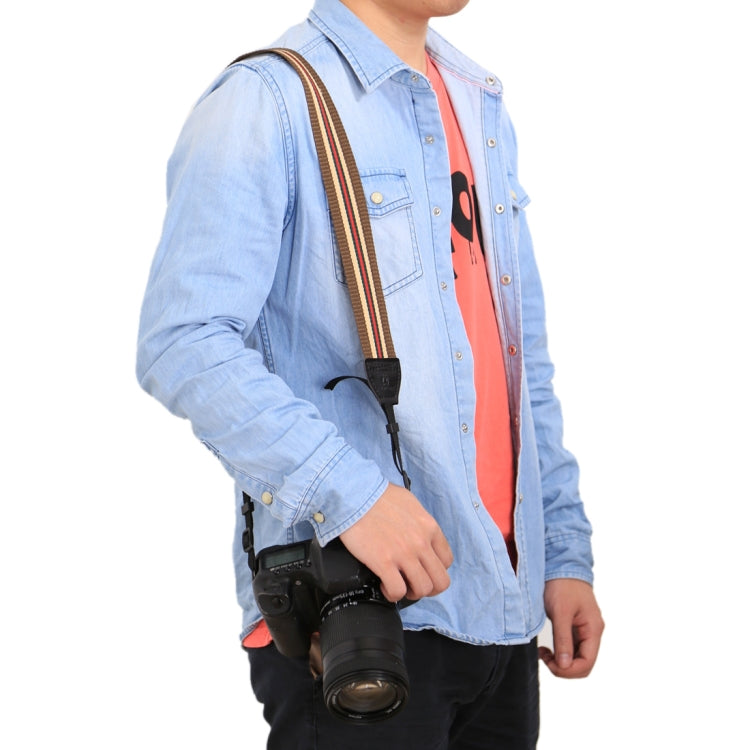 PULUZ Retro Ethnic Style Multi-color Series Stripe Shoulder Neck Strap Camera Strap for SLR / DSLR Cameras - Camera Strap by PULUZ | Online Shopping UK | buy2fix