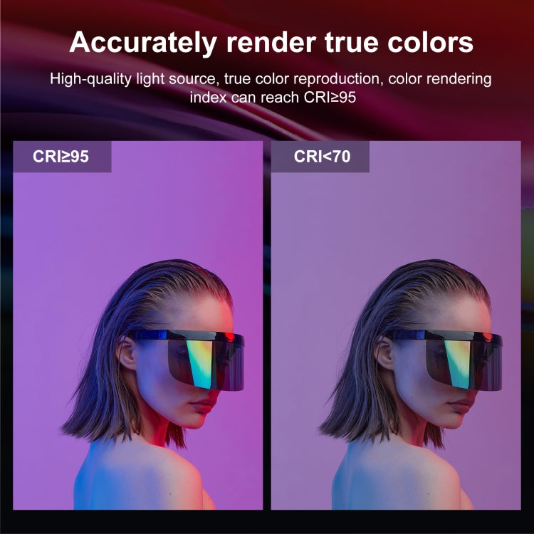 PULUZ LED Full Color RGB Beauty Fill Light Pocket Vlogging Photography Light - by PULUZ | Online Shopping UK | buy2fix