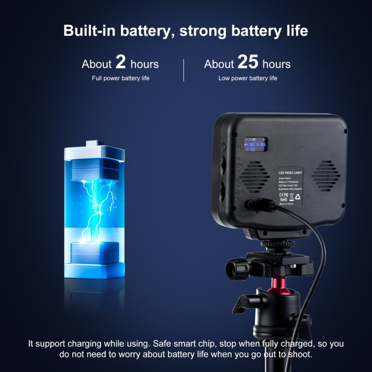 PULUZ Pocket 2500-9900K+RGB Full Color Beauty Fill Light Handheld On-Camera Photography LED Light - by PULUZ | Online Shopping UK | buy2fix