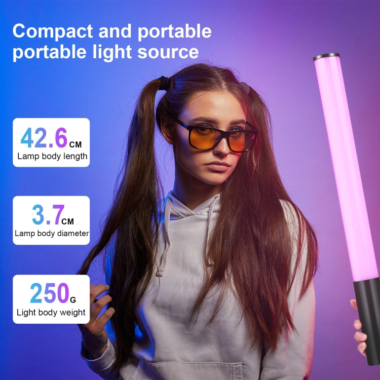 PULUZ Metal Body 2500-9000K RGB Full Color Beauty Fill Light Handheld Photography LED Light - by PULUZ | Online Shopping UK | buy2fix