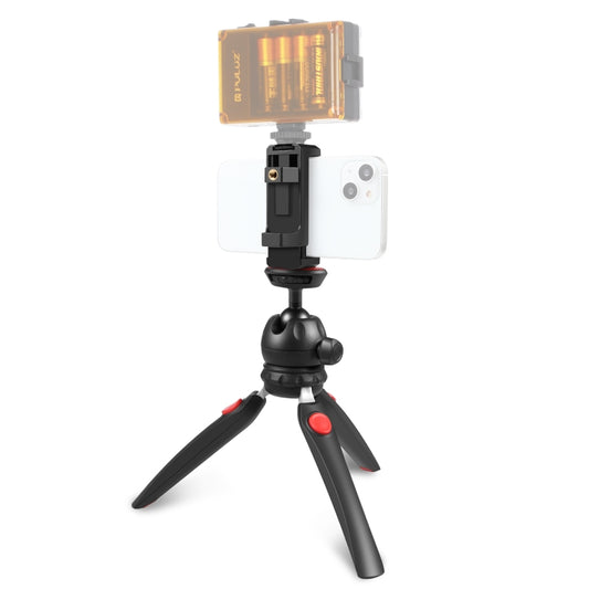 PULUZ Mini VLOG Live Stabilizer Stand Tripod with Phone Clamp for Smartphones (Red) by PULUZ