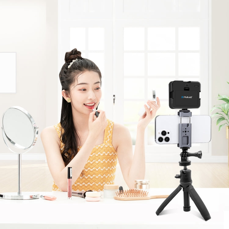 PULUZ 1/4 inch Screw Metal Tripod Mount Action Camera Adapter (Black) by PULUZ