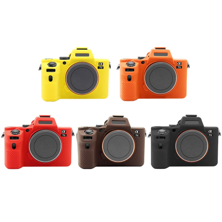 PULUZ Soft Silicone Protective Case for Sony ILCE-7MII / 7SMII / 7RMII(Black) - Protective Case by PULUZ | Online Shopping UK | buy2fix