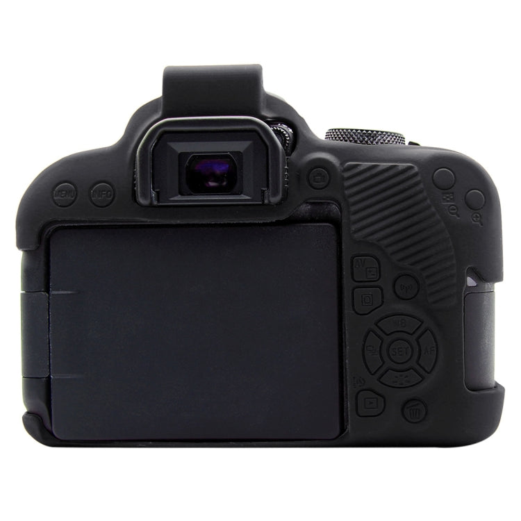PULUZ Soft Silicone Protective Case for Canon EOS 800D(Black) - Protective Case by PULUZ | Online Shopping UK | buy2fix