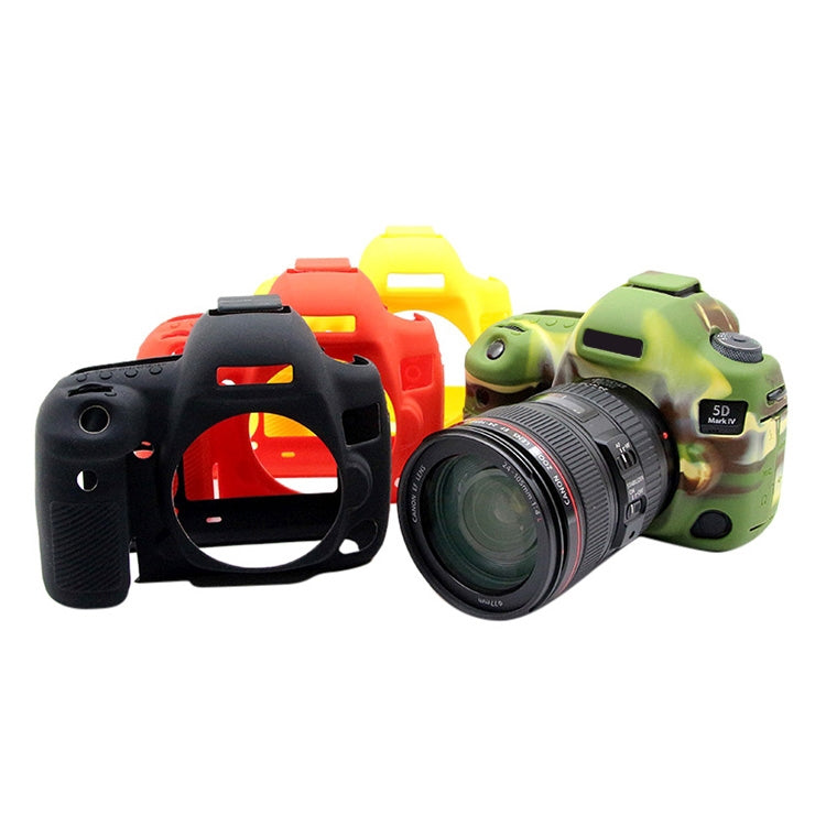 PULUZ Soft Silicone Protective Case for Canon EOS 5D Mark IV(Camouflage) - Protective Case by PULUZ | Online Shopping UK | buy2fix